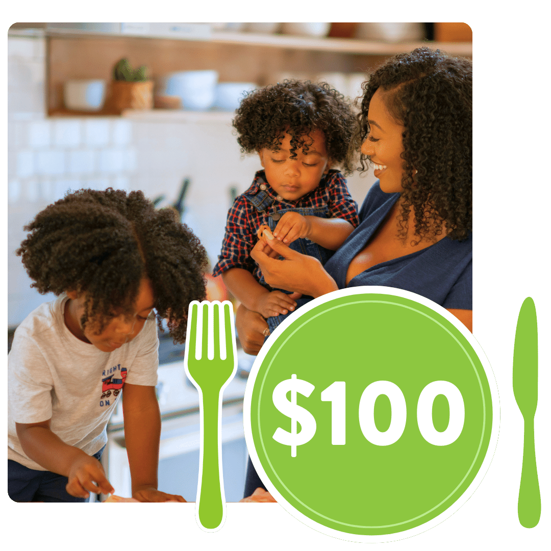 $100 dollar donation
