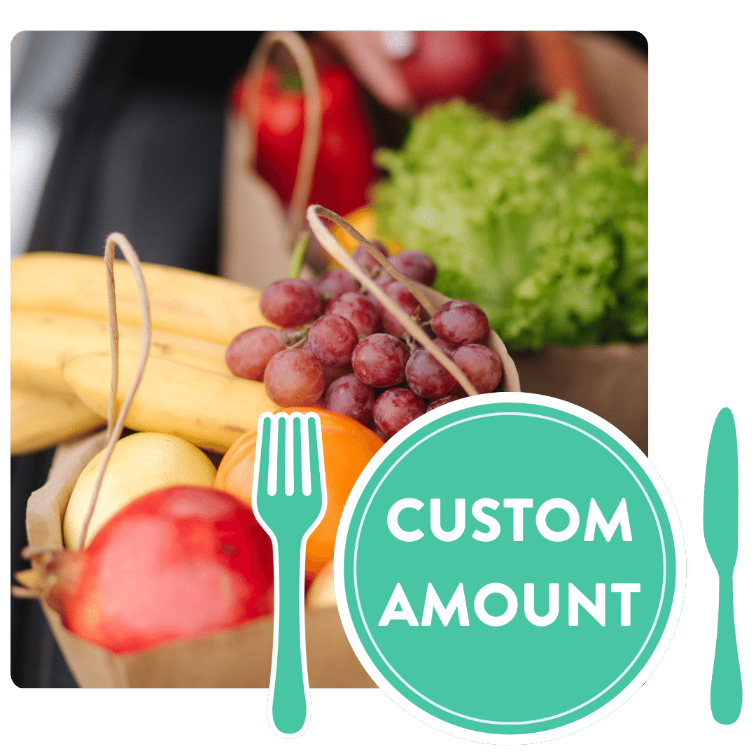 Custom amount donation